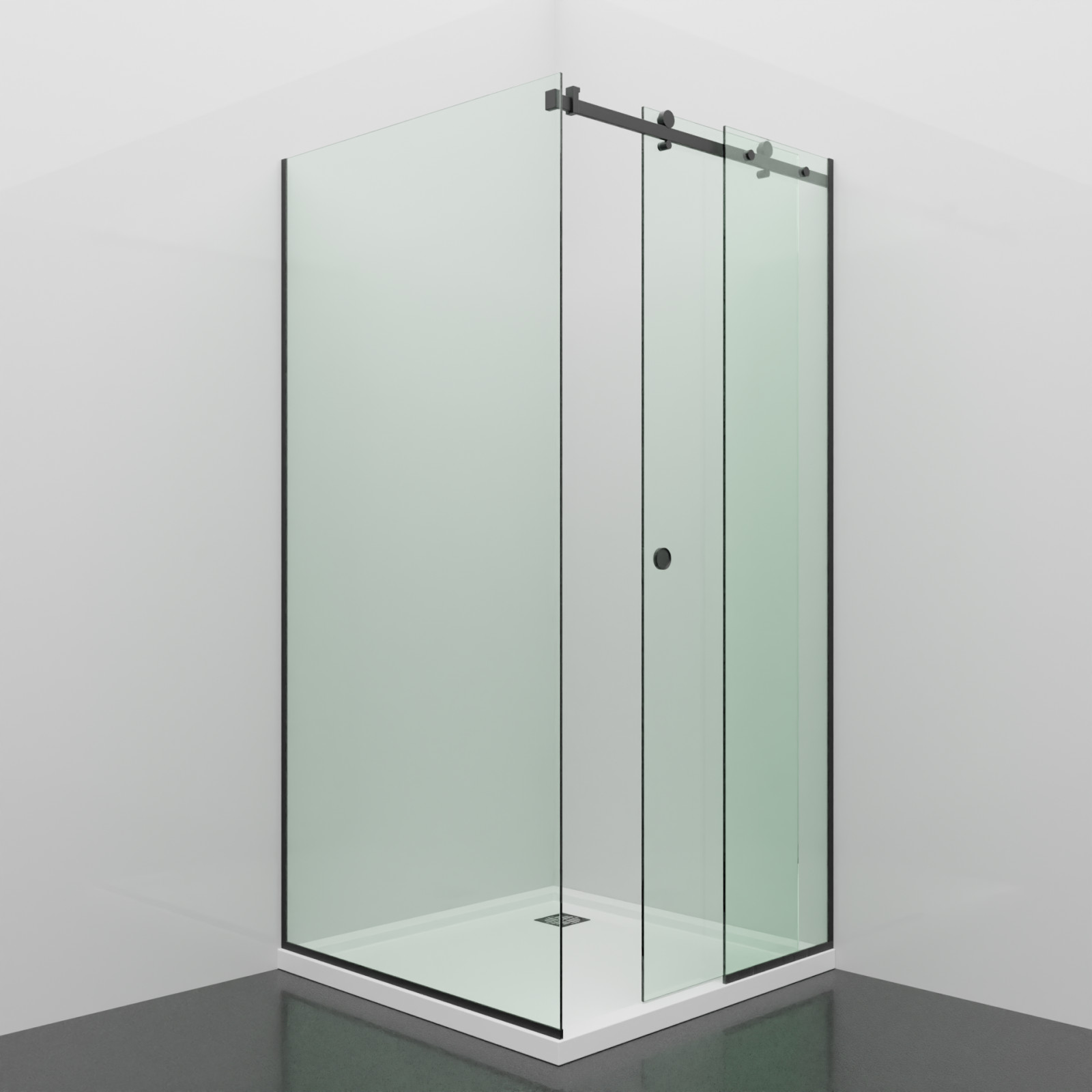 Cabine de duș unghiulare și drepte cu uși glisante